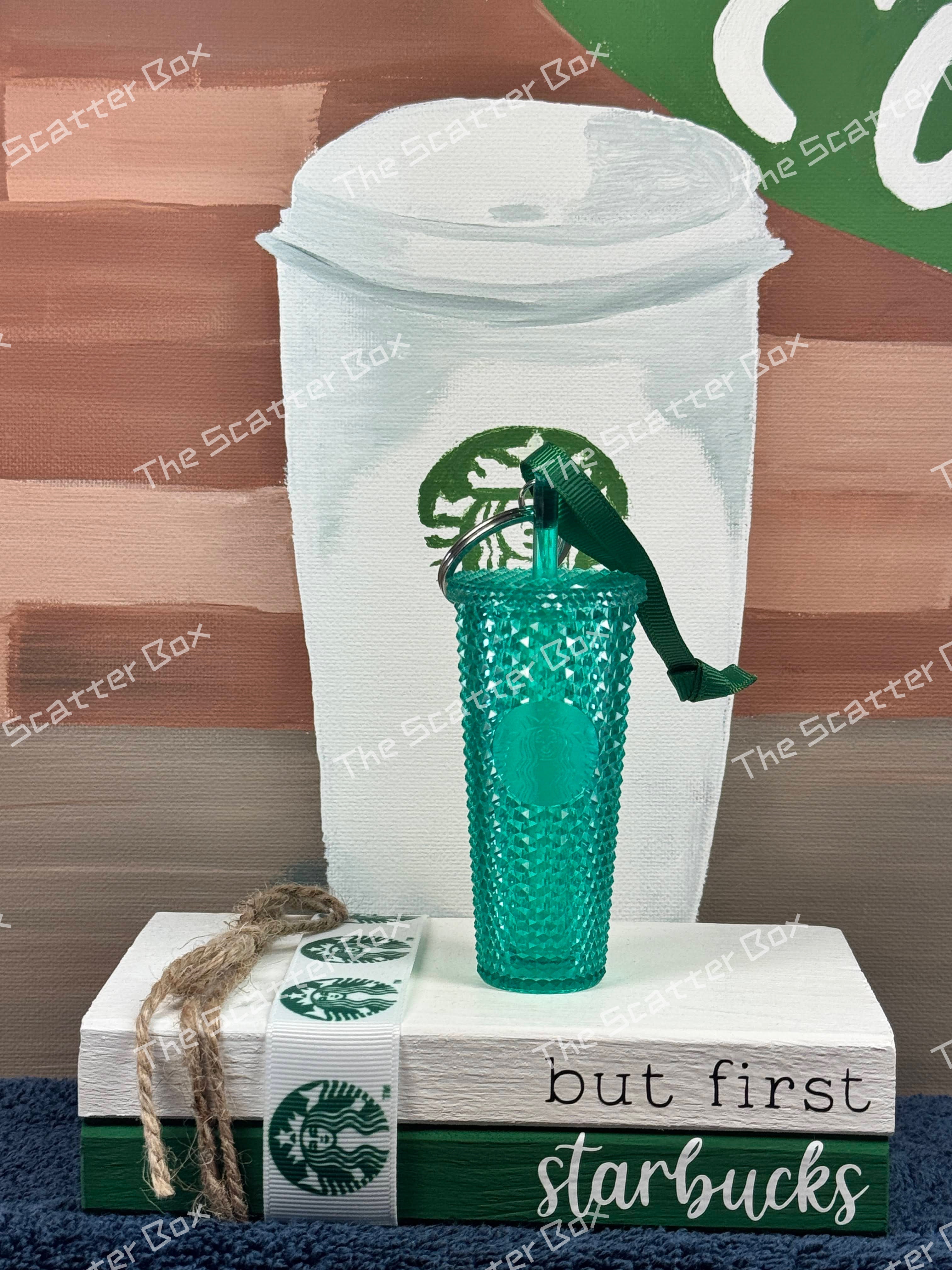 Starbucks Keychain/Ornament - Green Bling Studded