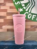 Starbucks 2021 Taiwan Pink (Taffy Pink) Studded Venti
