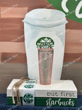 Starbucks Keychain/Ornament - Pearl Jeweled