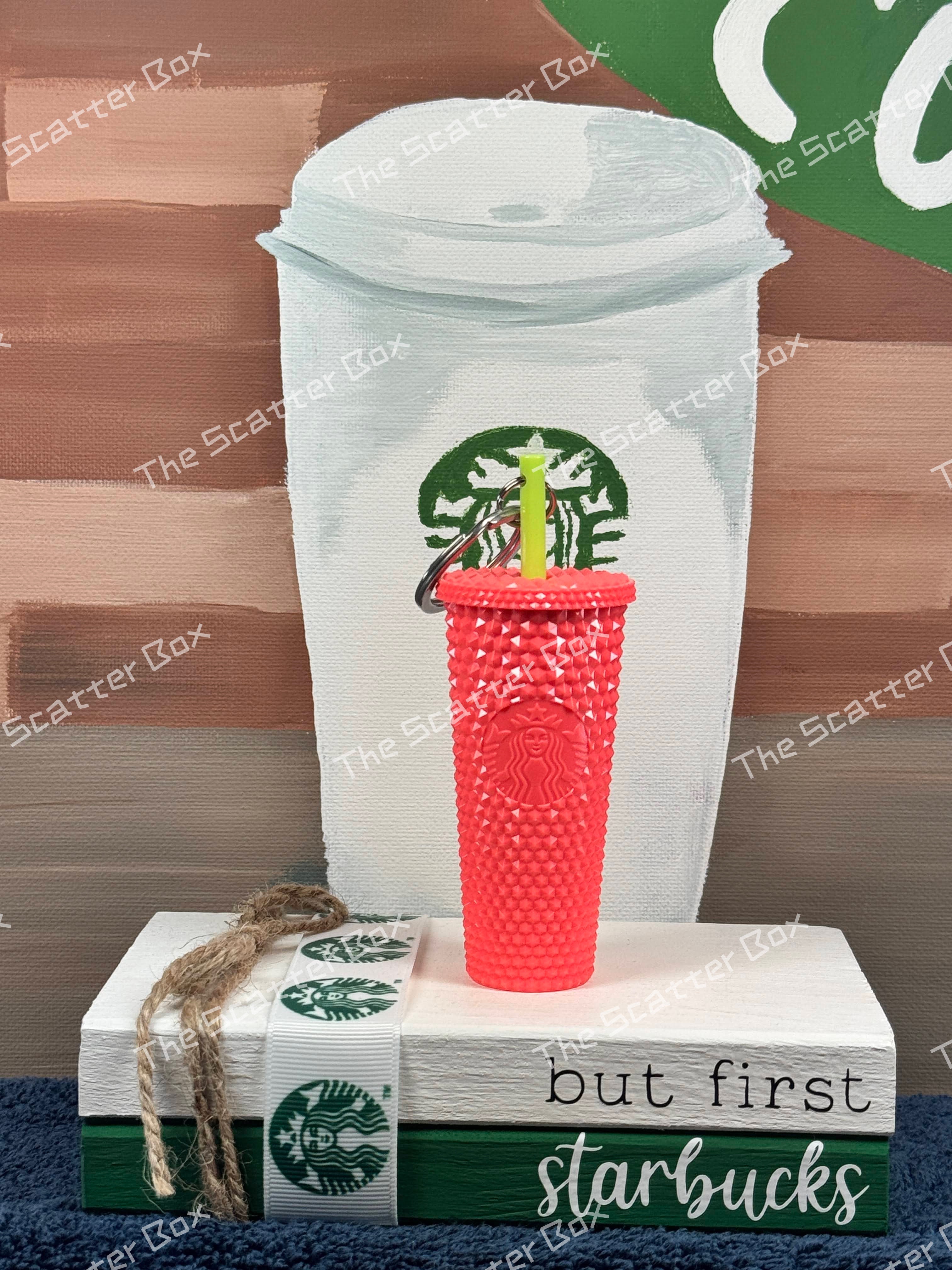 Starbucks USA Dragon Fruit Studded Keychain/Ornament