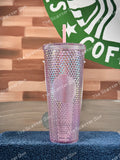 Starbucks 2020 China Bling Pink (OG Sakura Pink) Studded Venti