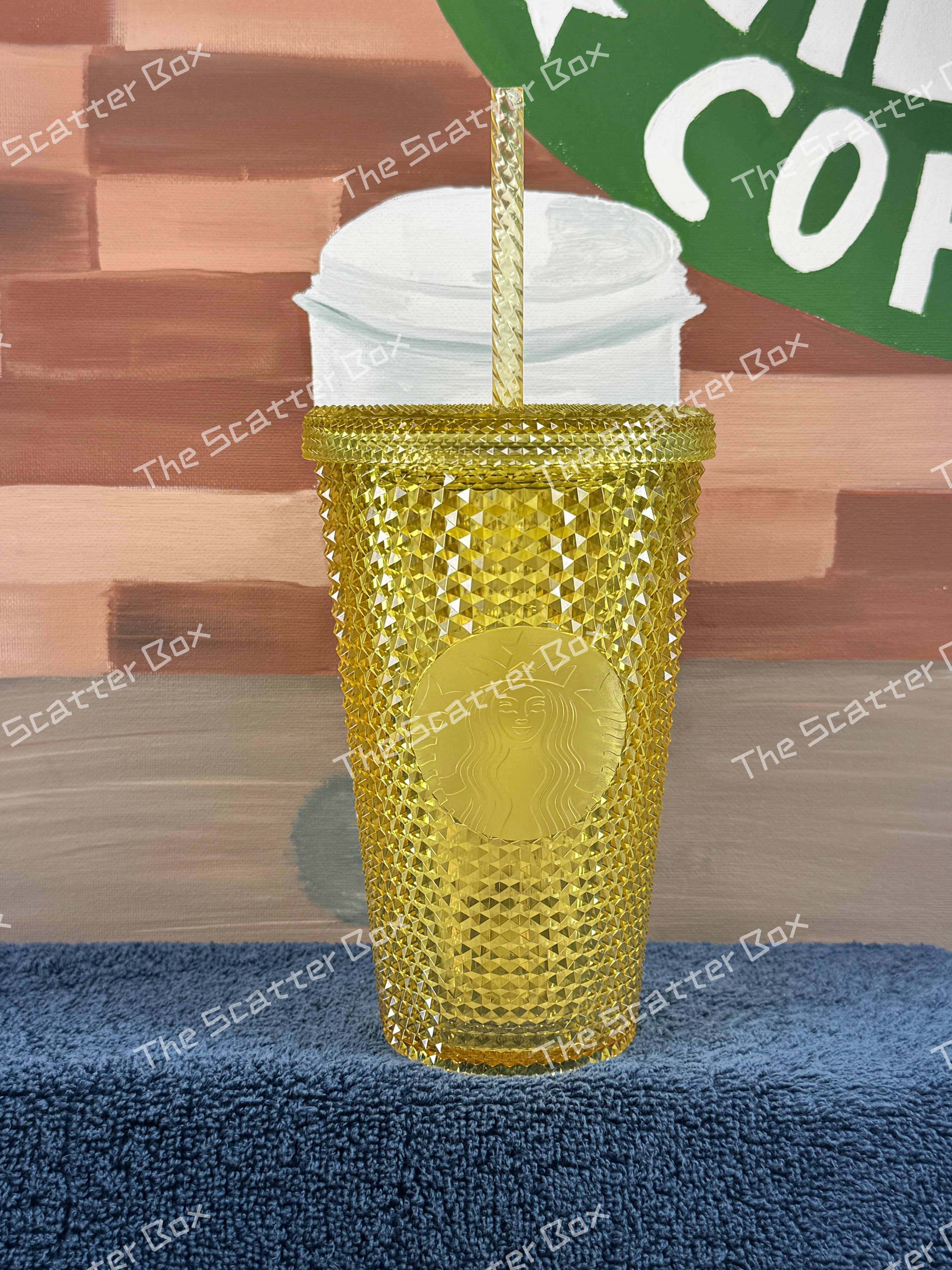 Starbucks 2023 Japan Lopez Yellow Gold Studded Grande