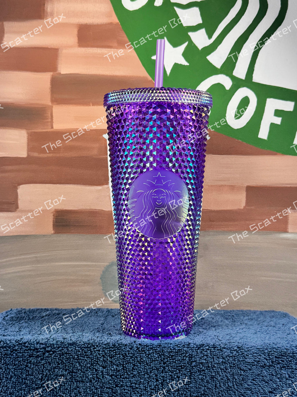 Starbucks 2022 Korea Purple Oil Slick Studded Venti