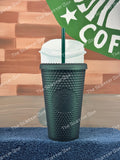 Starbucks USA Dark Green Jelly Studded Grande