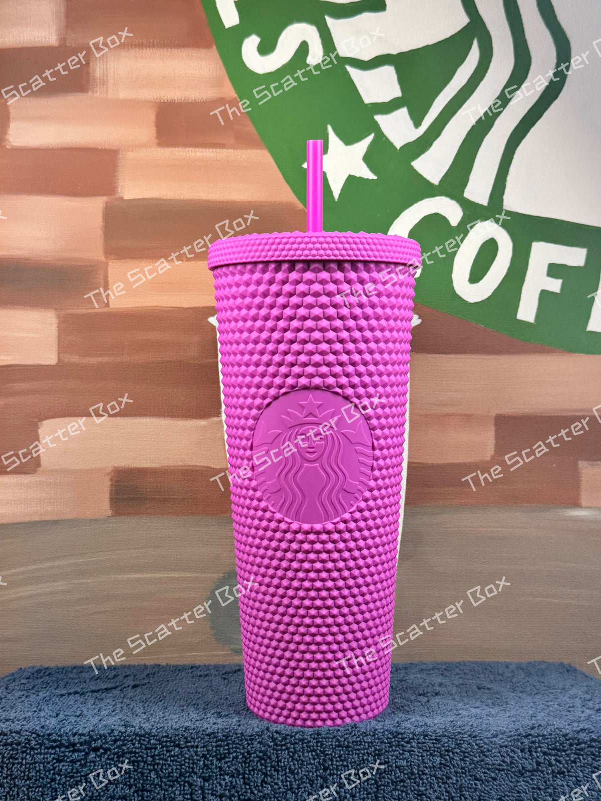 Starbucks 2022 Caribbean/Mexico Soft Touch Purple (Barney) Studded Venti