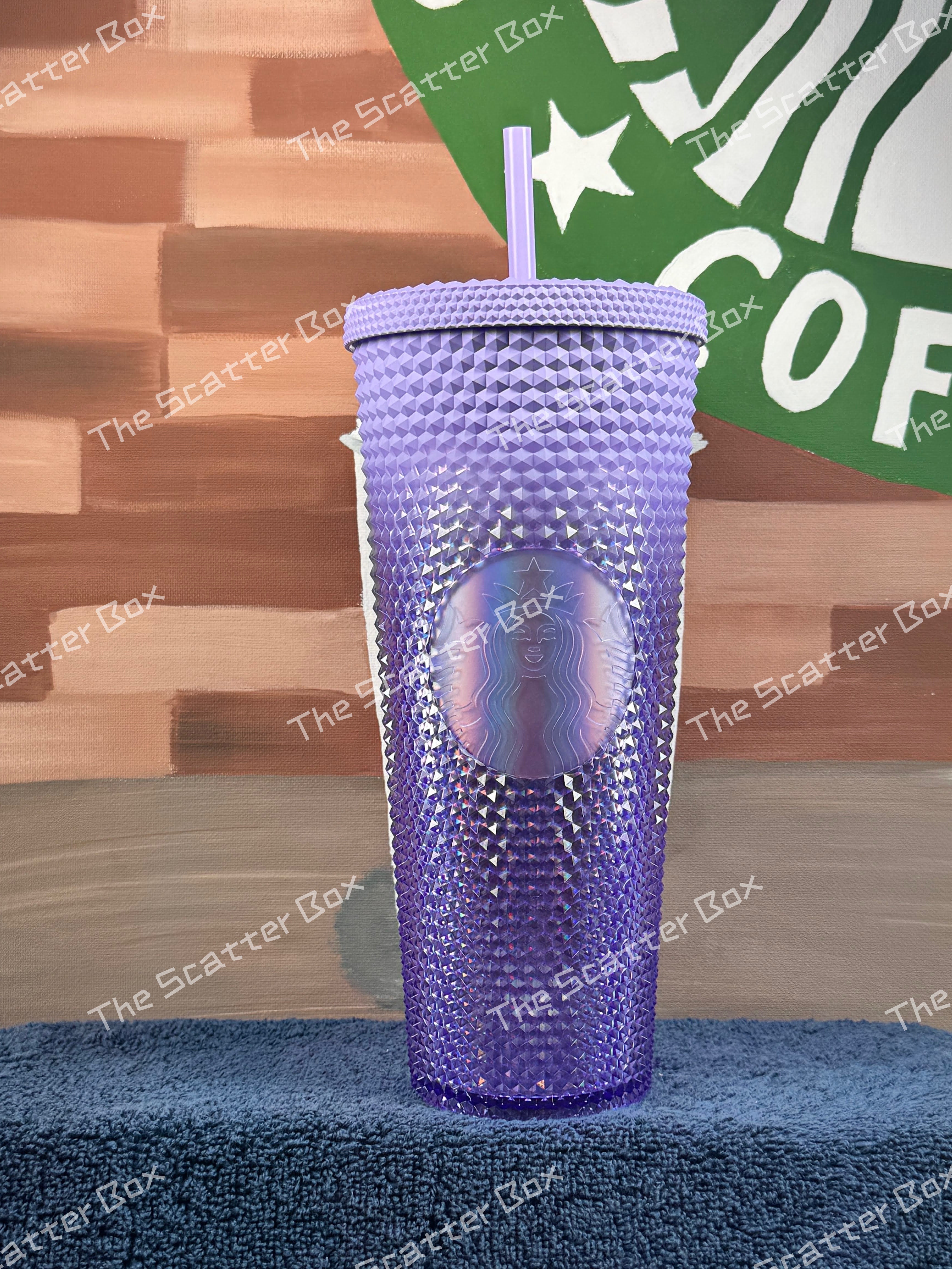 Starbucks USA Iridescent Lilac Ombre Bling Studded Venti