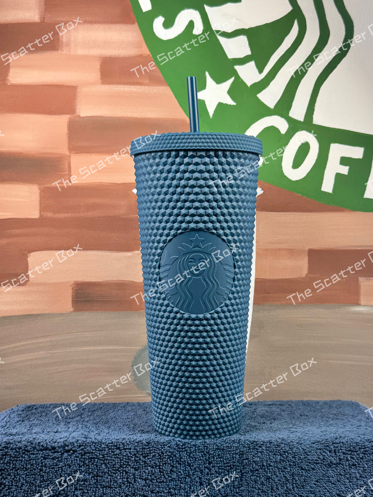Starbucks 2022 Puerto Rico/Mexico Soft Touch Navy Studded Venti