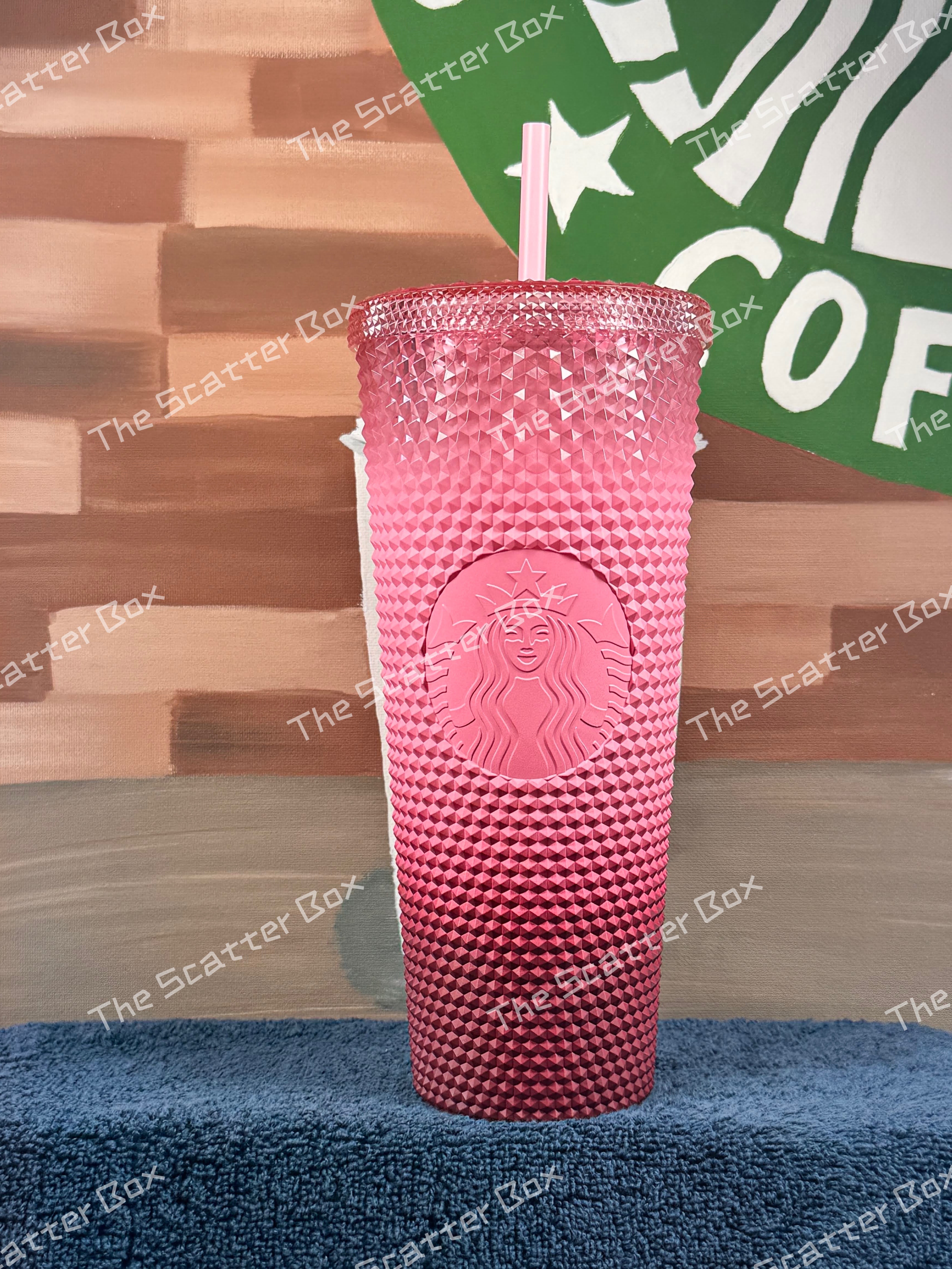 Starbucks USA Pink Waxberry Ombré Studded Venti