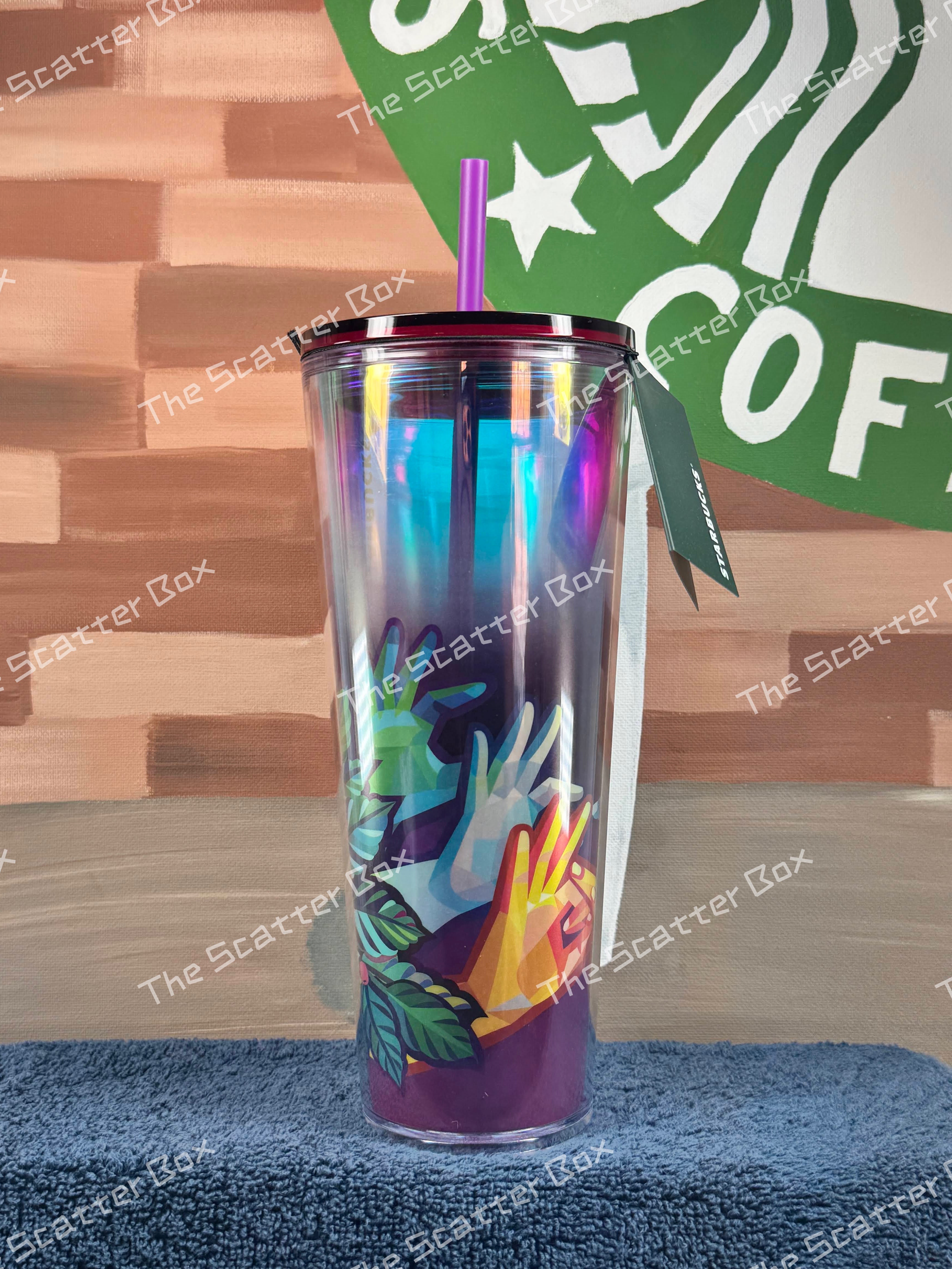 Starbucks 2021 American Sign Language Hand Movements Venti Tumbler