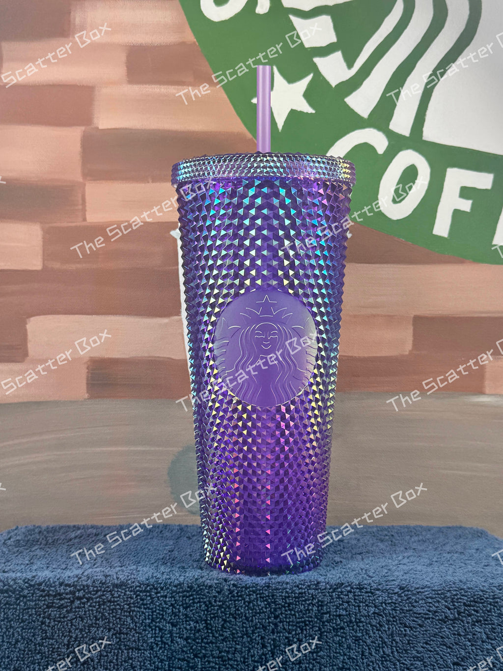 Starbucks 2022 Thailand Purple Oil Slick Studded Venti