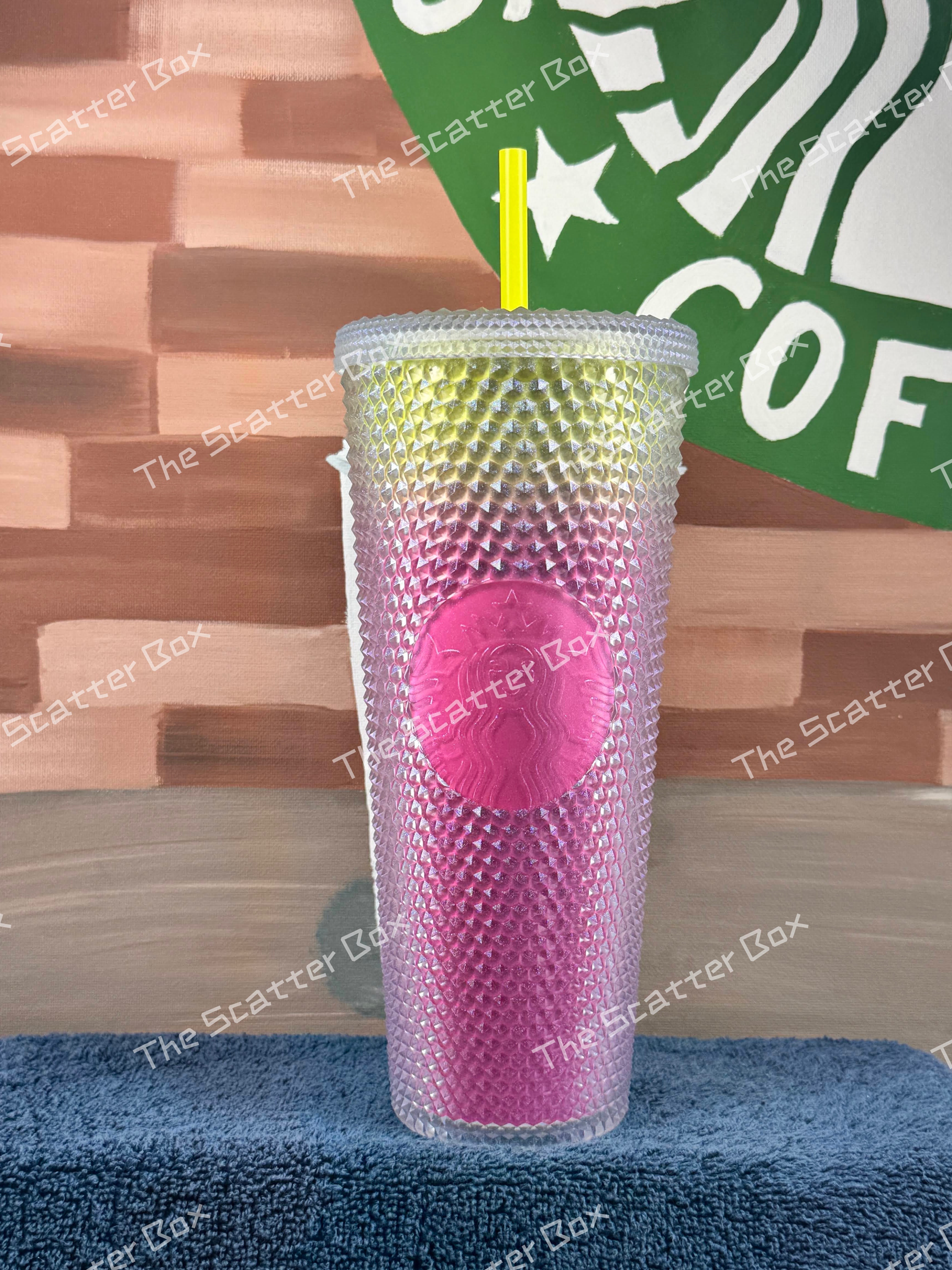 Starbucks 2024 Mexico Summer Glitter Soft Touch Studded Venti