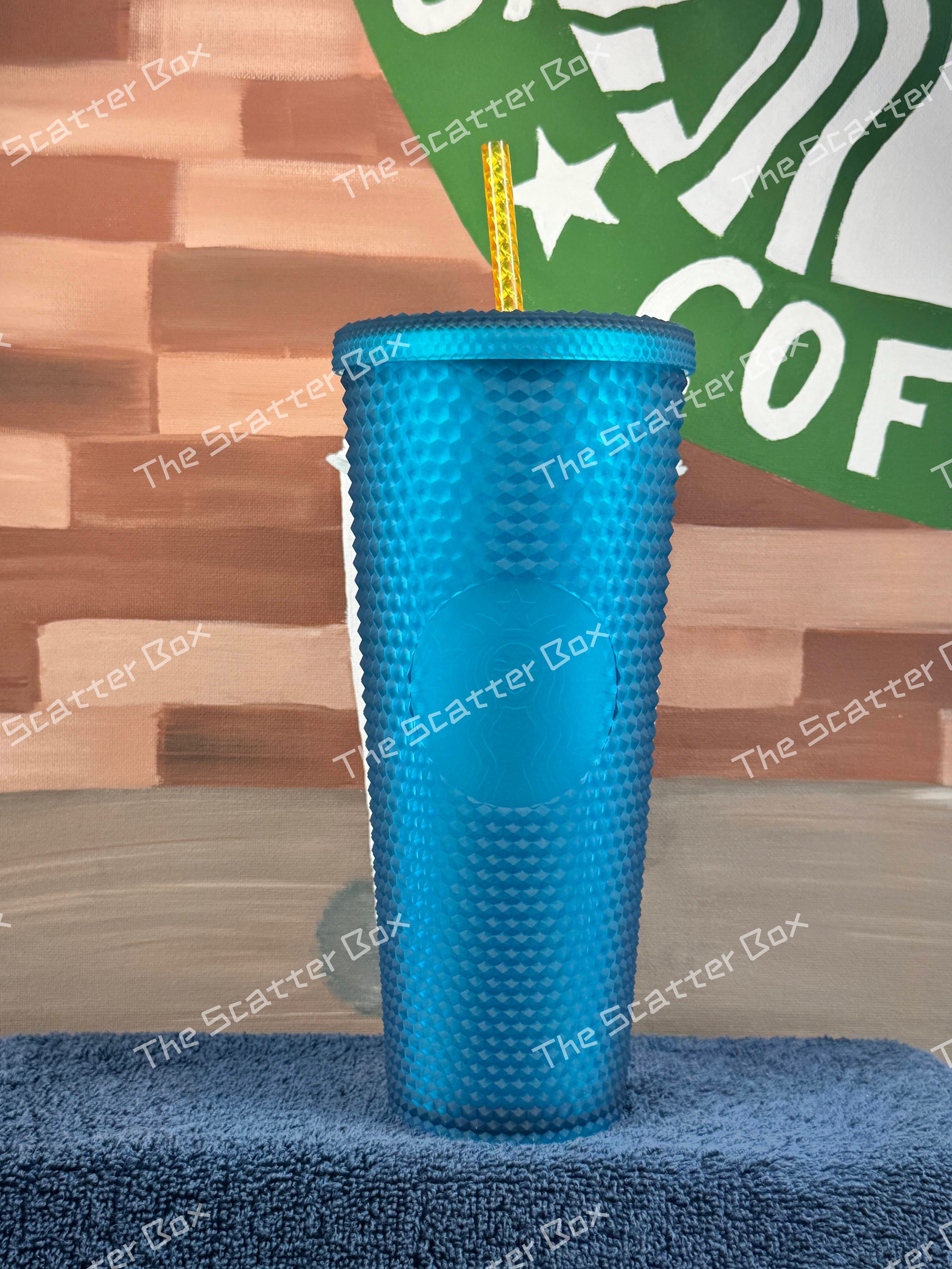 Starbucks 2022 Puerto Rico Soft Touch Turquoise Studded Venti
