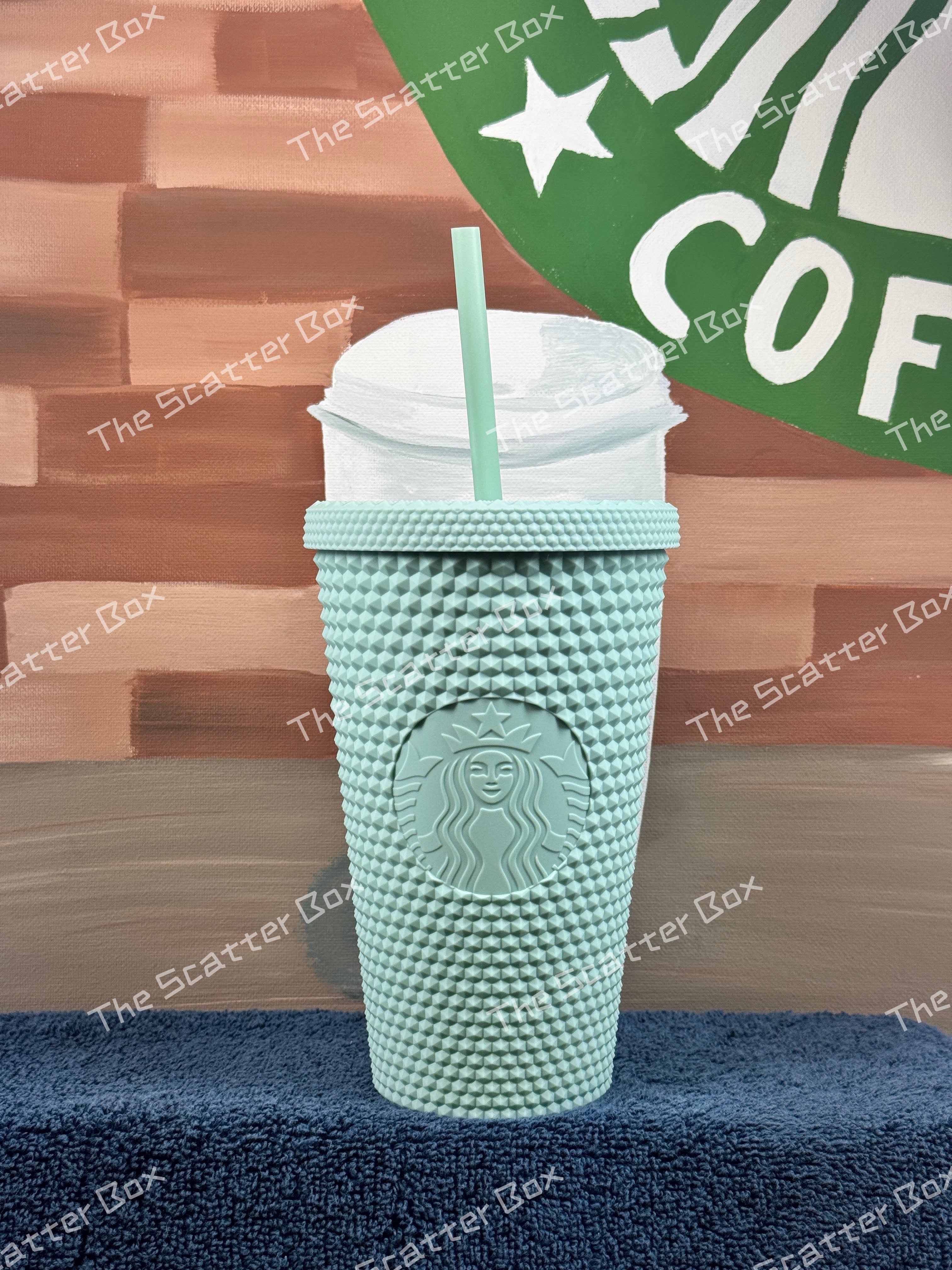 Starbucks USA Mint Green Studded Grande