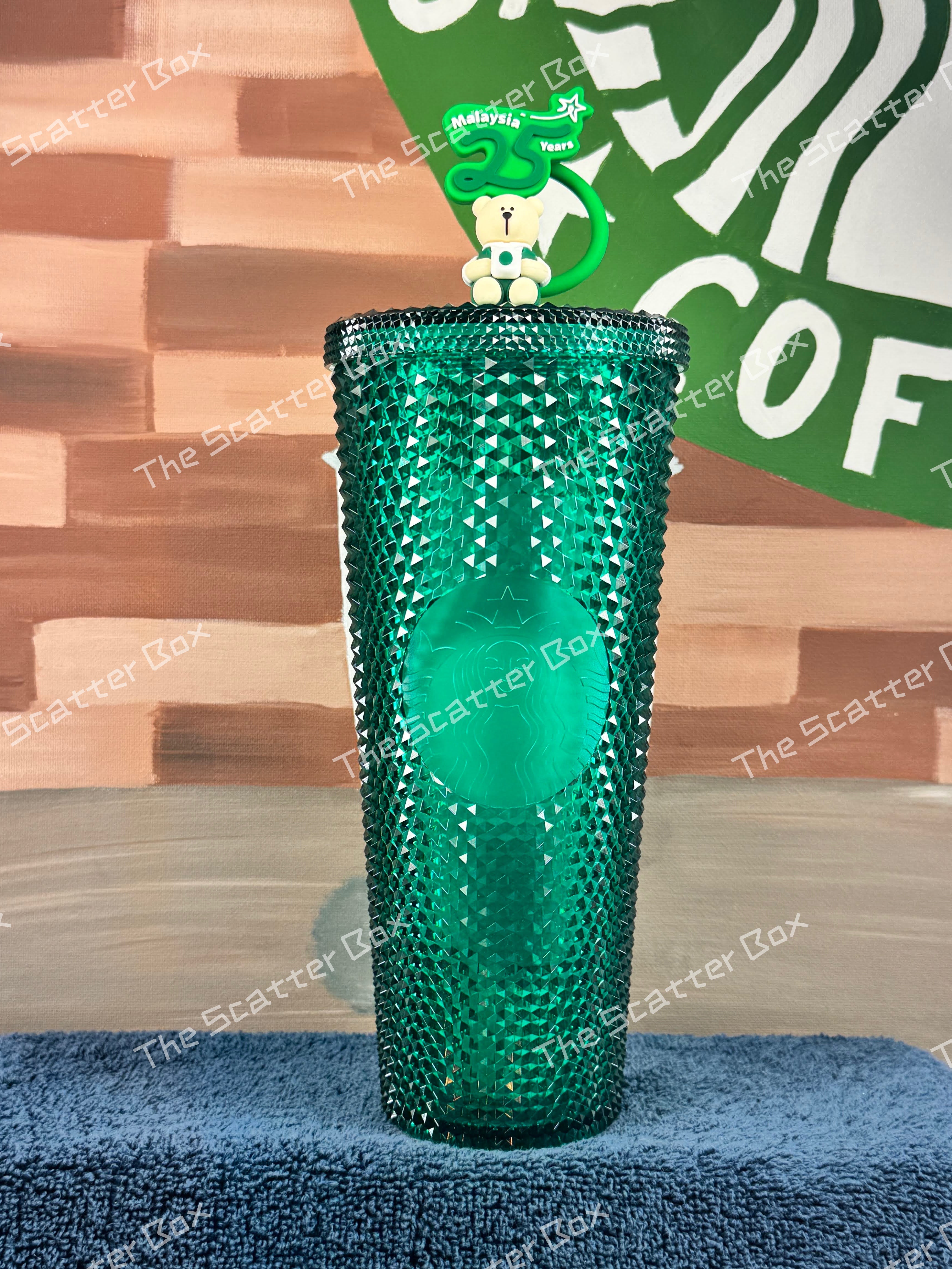 Starbucks 2023 Malaysia 25th Anniversary Green Studded with Stopper