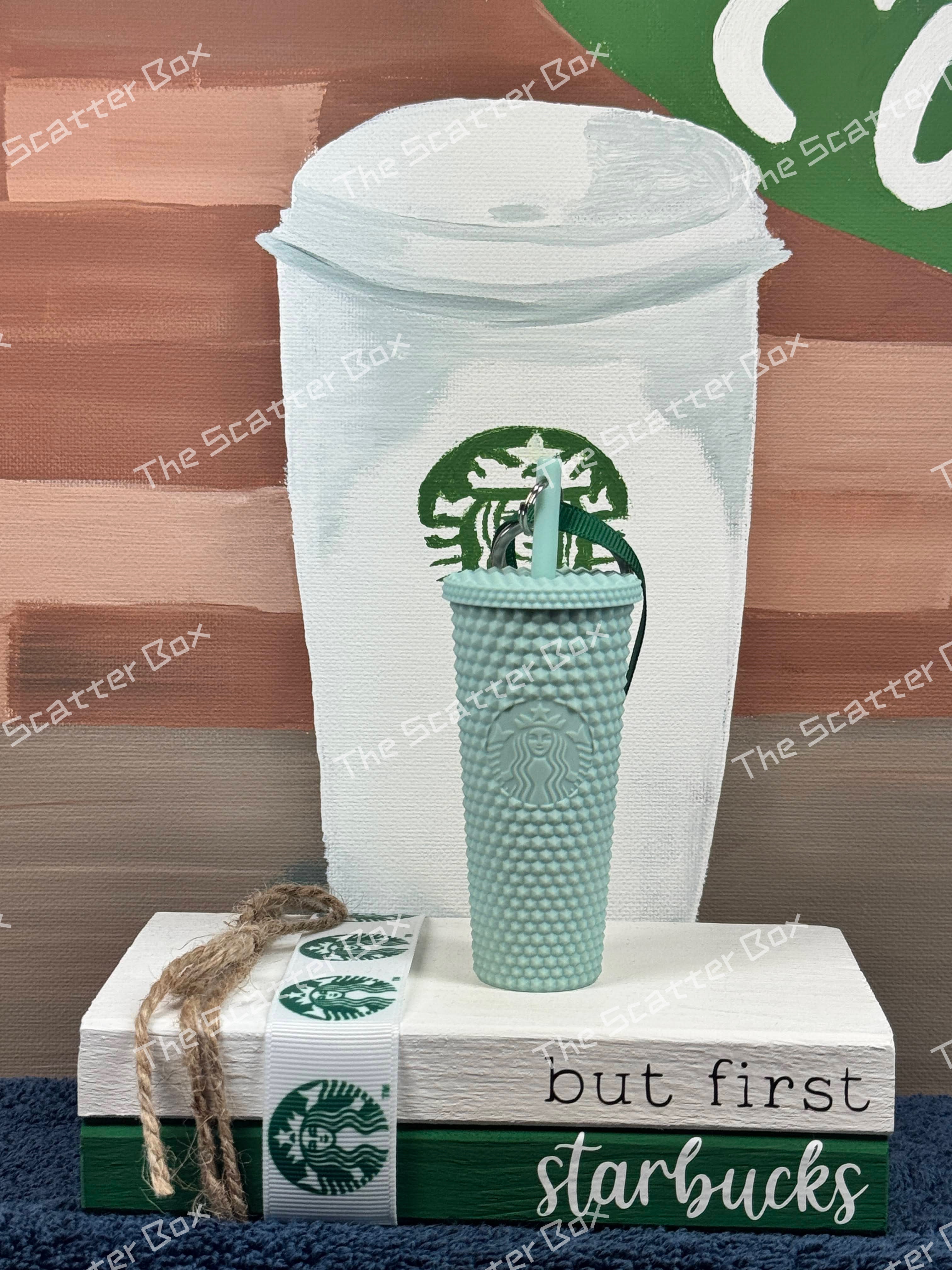 Starbucks USA Mint Green Studded Keychain/Ornament