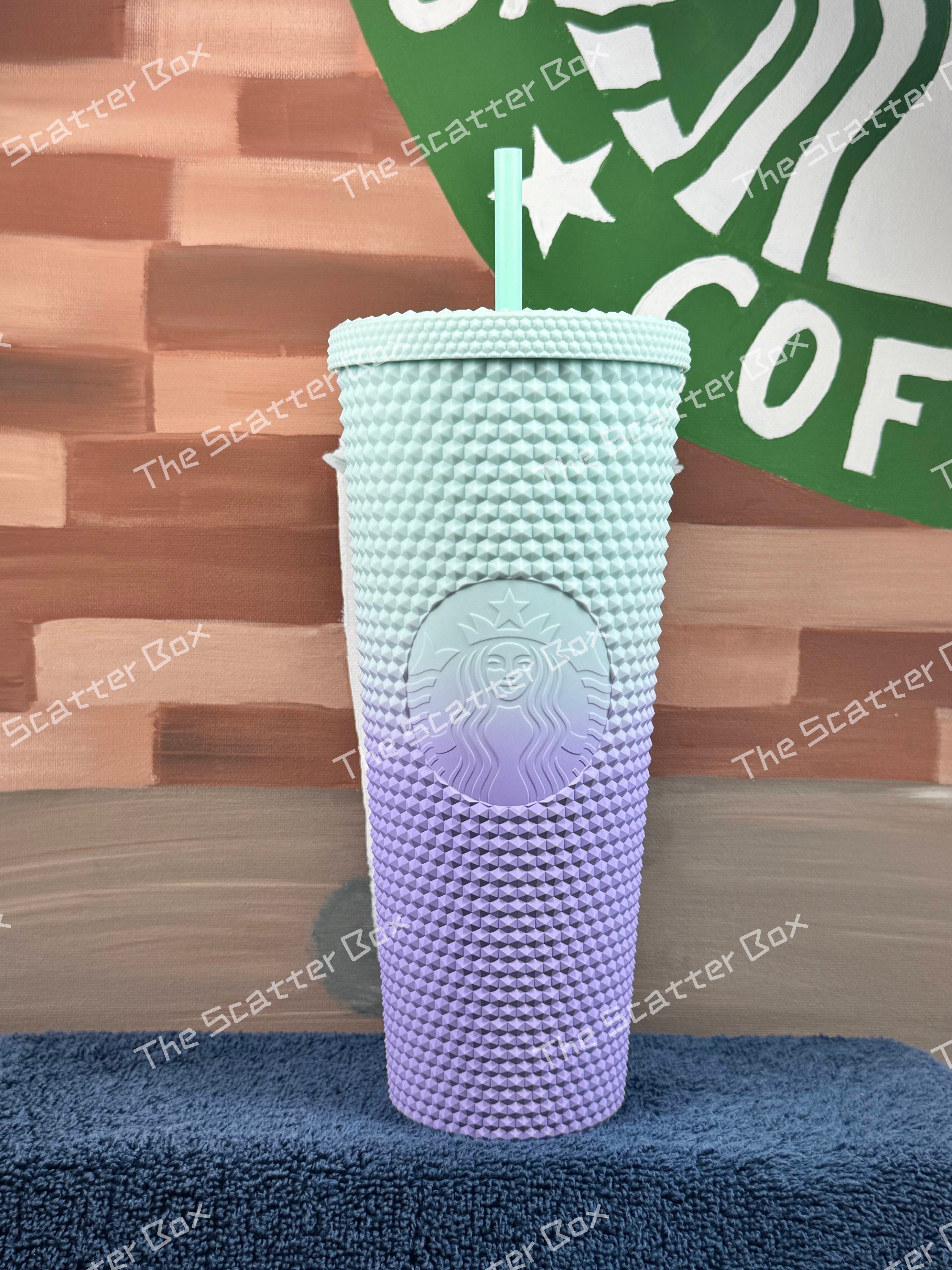 Starbucks 2022 Lavender to Mint Ombré Studded Venti