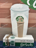 Starbucks Ornament - Milk Tea Studded