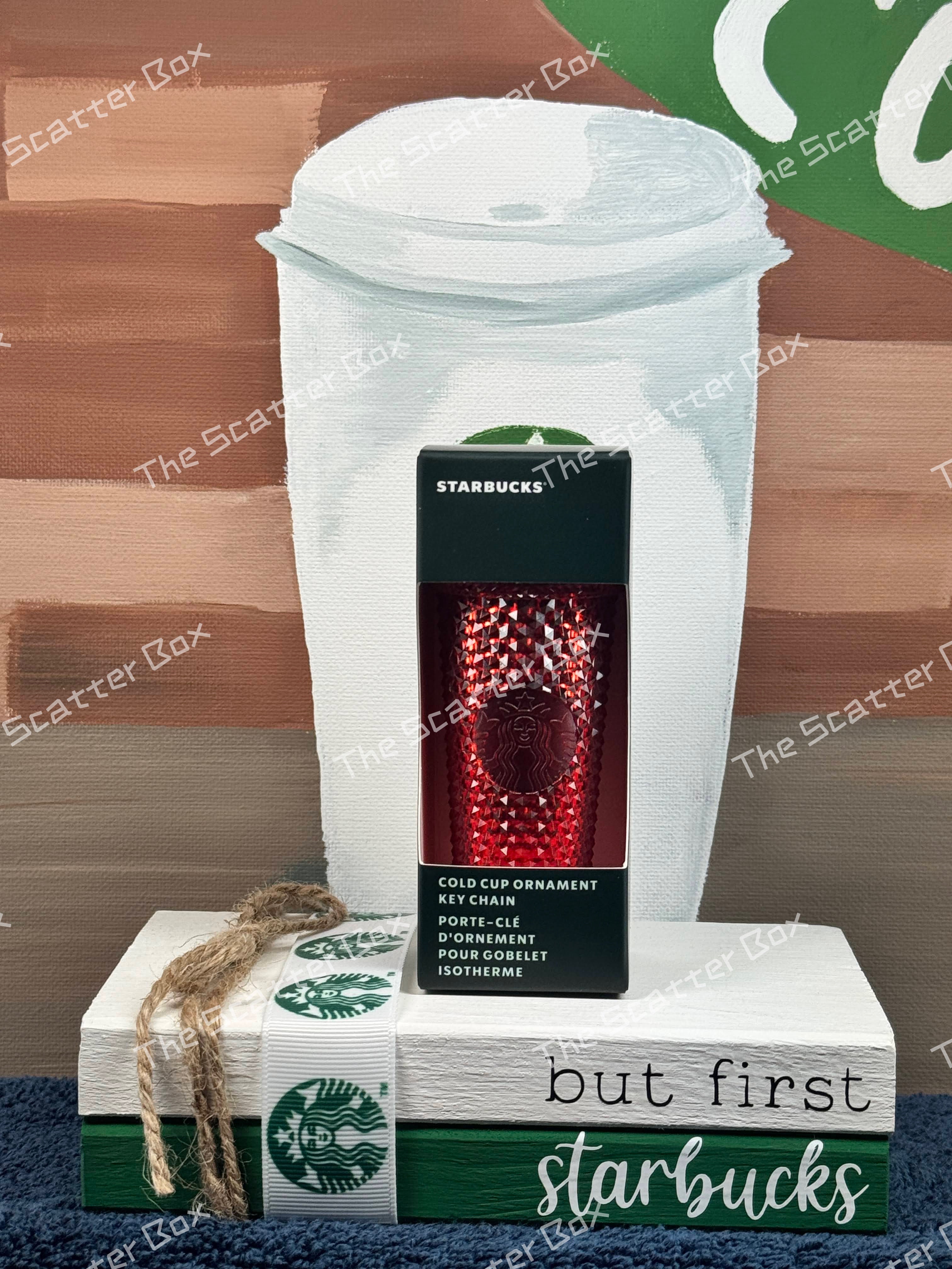 Starbucks Keychain/Ornament - Red Studded - International