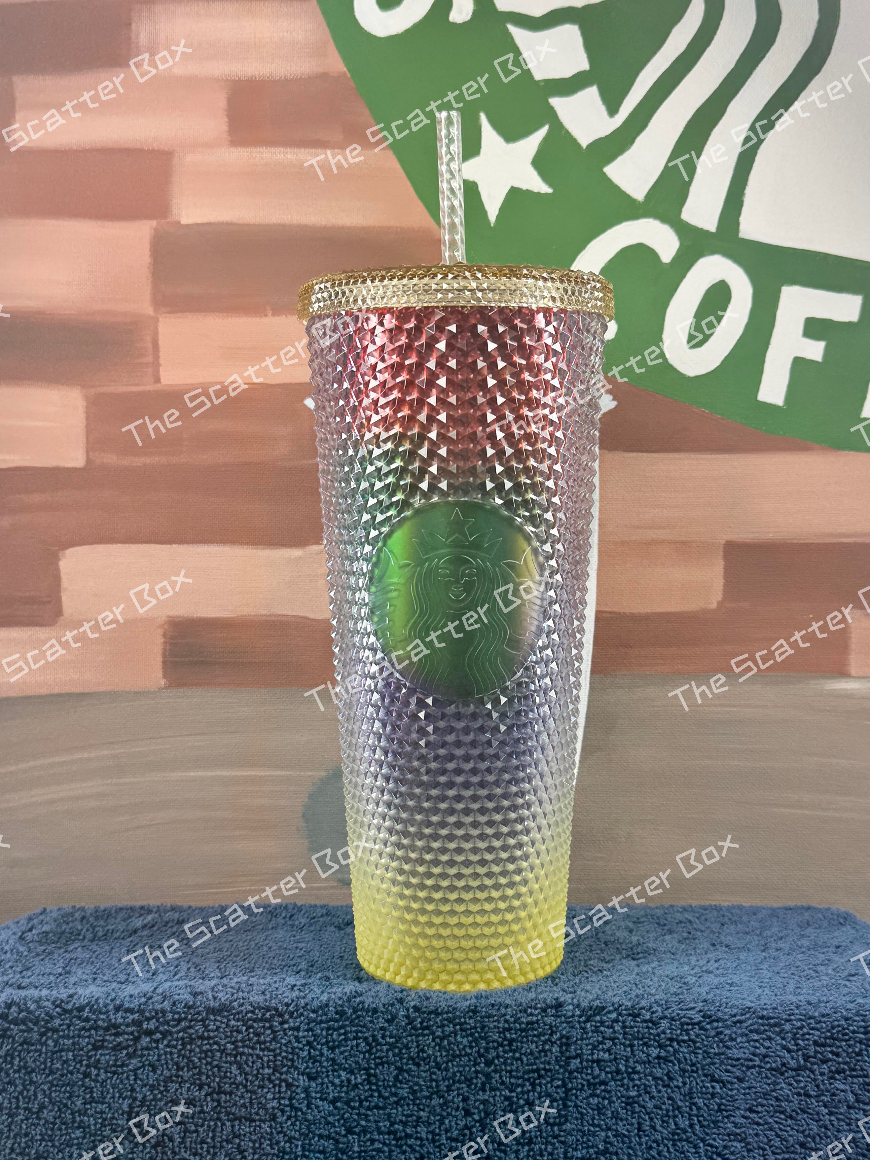 Starbucks 2023 China Rainbow Studded Venti