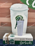 Starbucks USA Winter Iced Studded Keychain/Ornament