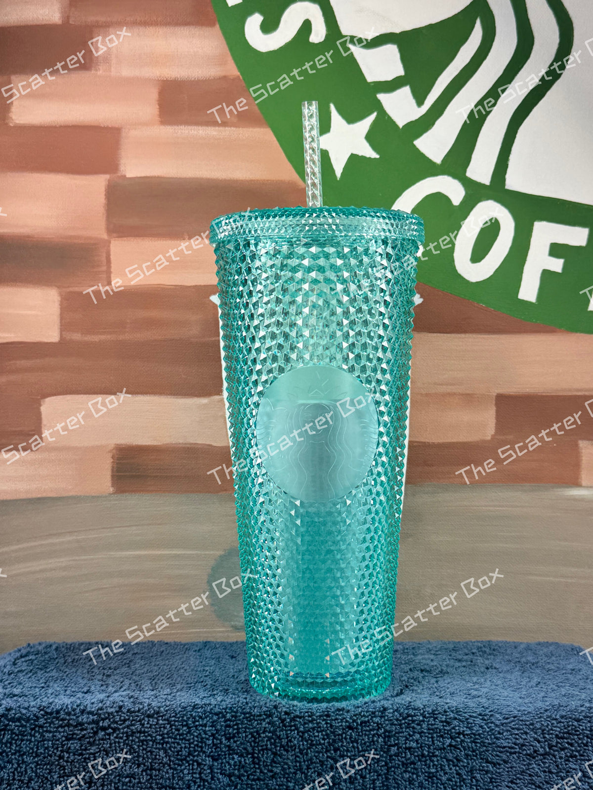 Starbucks 2022 Japan Light Green (Aqua) Studded Venti Exclusive (Rare/HTF)