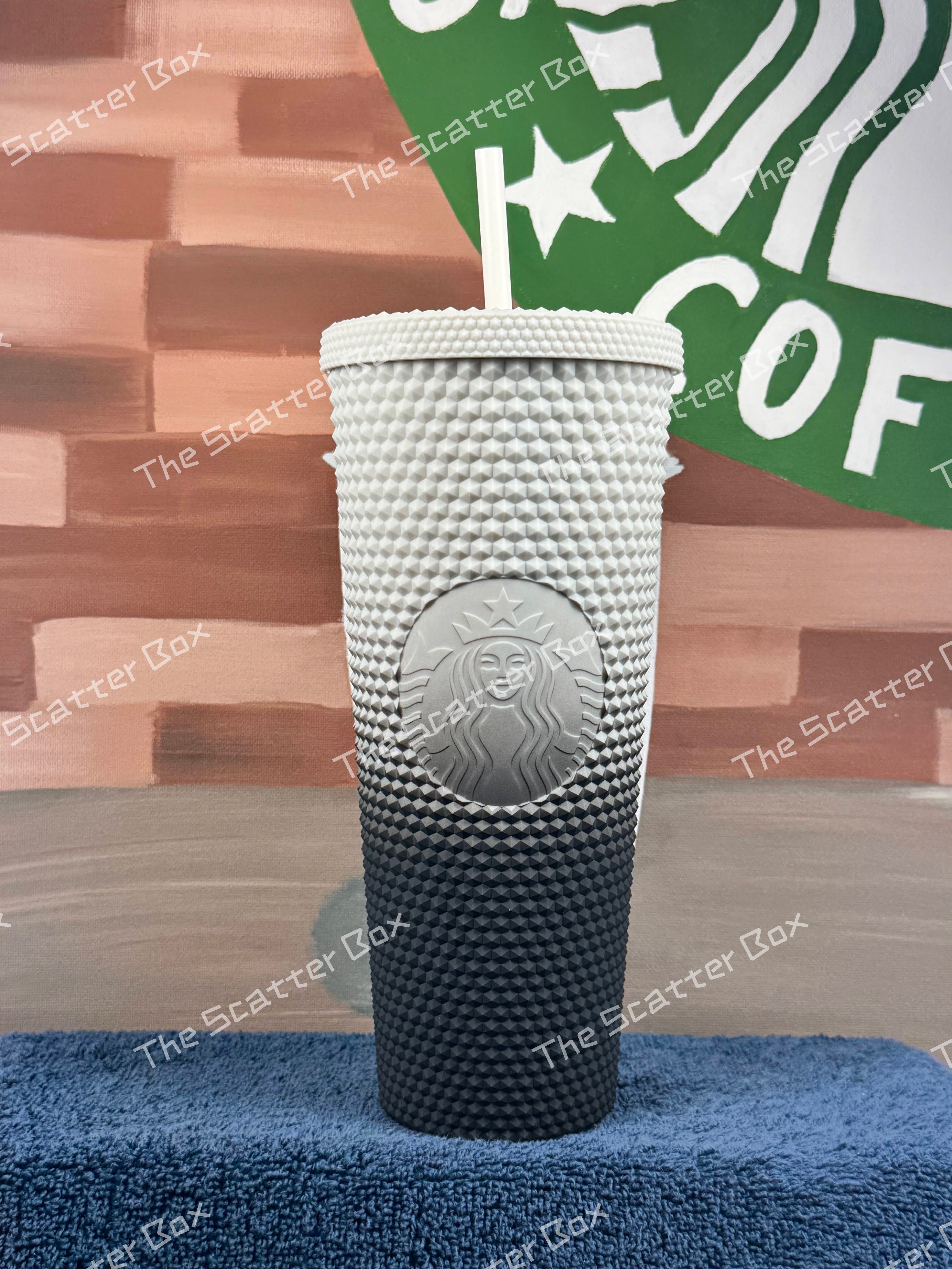 Starbucks 2022 Black to Grey Ombré Studded Venti