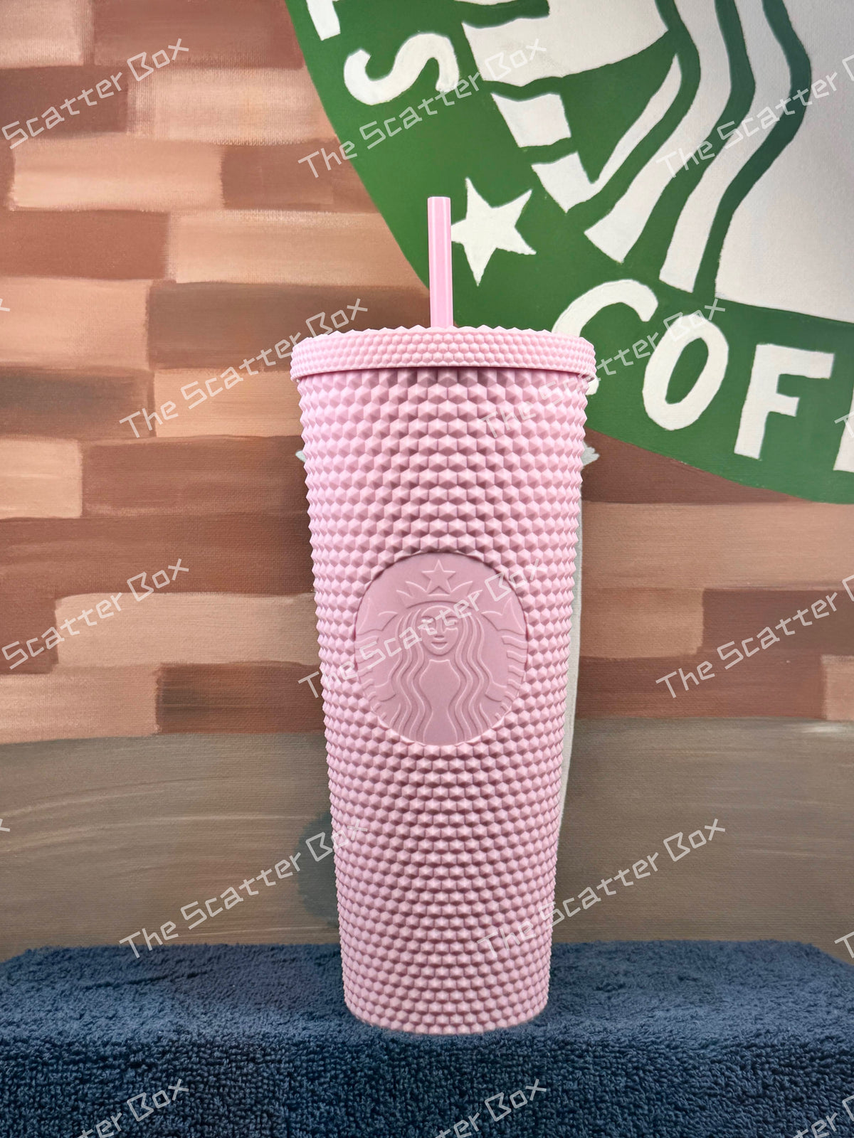 Starbucks 2022 Caribbean Soft Touch Pink LAC Studded Venti