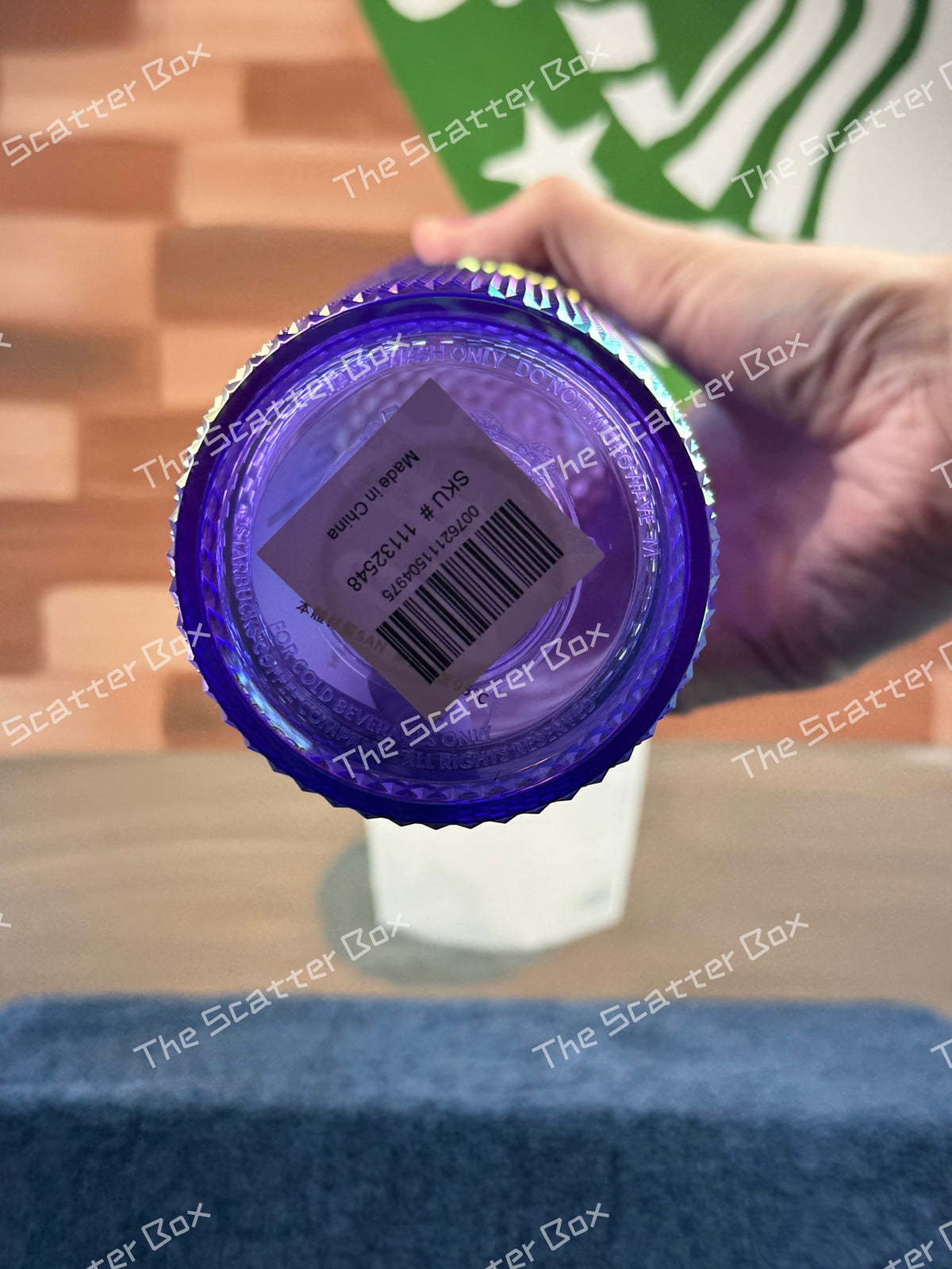Starbucks 2022 Taiwan Purple Oil Slick Studded Venti