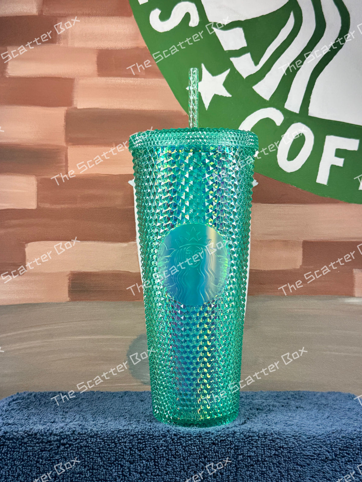 Starbucks 2022 Thailand Soft Touch Green Studded Venti Exclusive (Rare/HTF)
