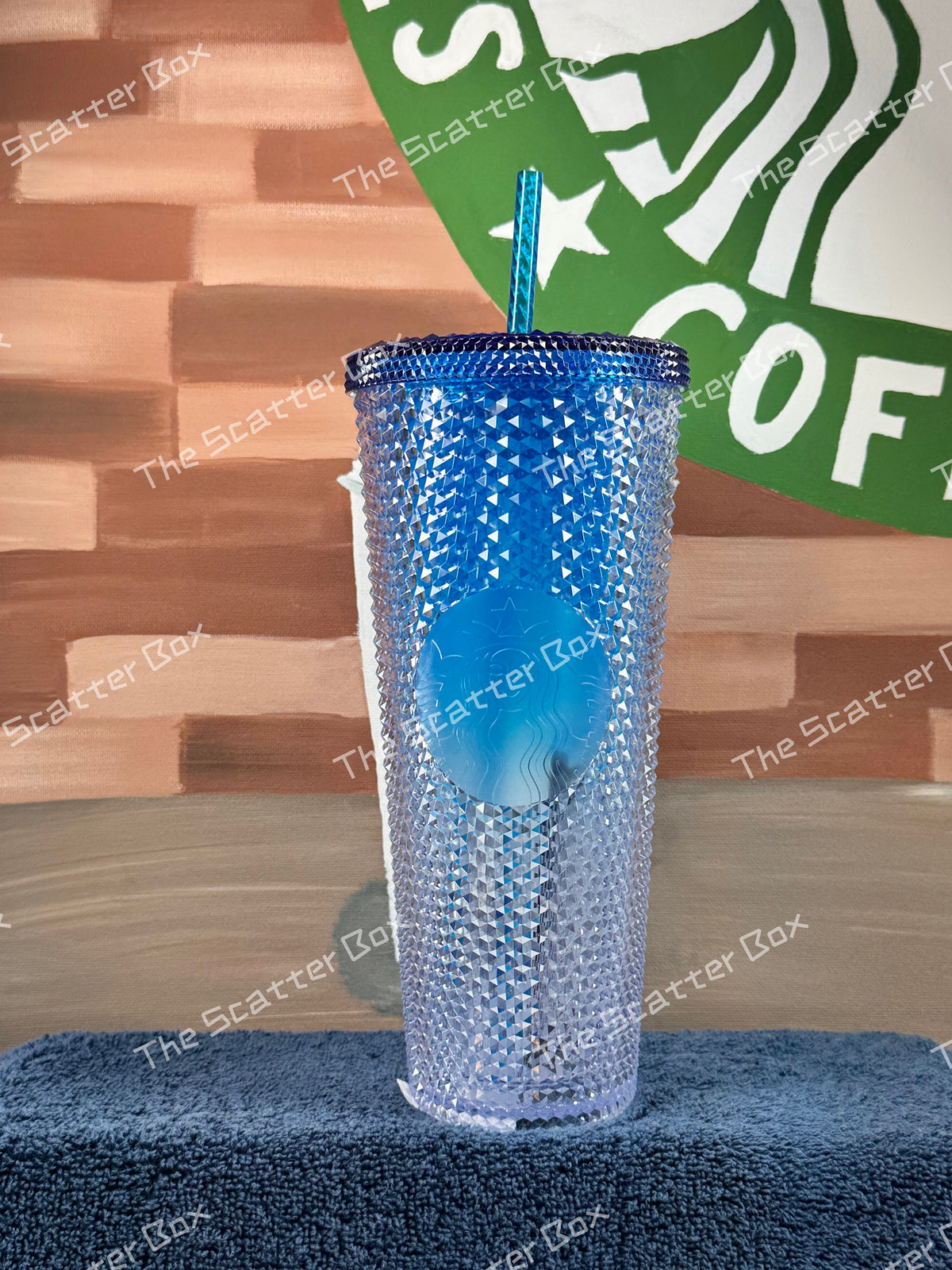 Starbucks 2021 Korea Shine Blue Studded Venti Exclusive