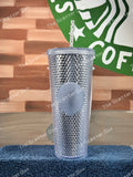 Starbucks 2019 USA OG Platinum (Silver) Studded Venti