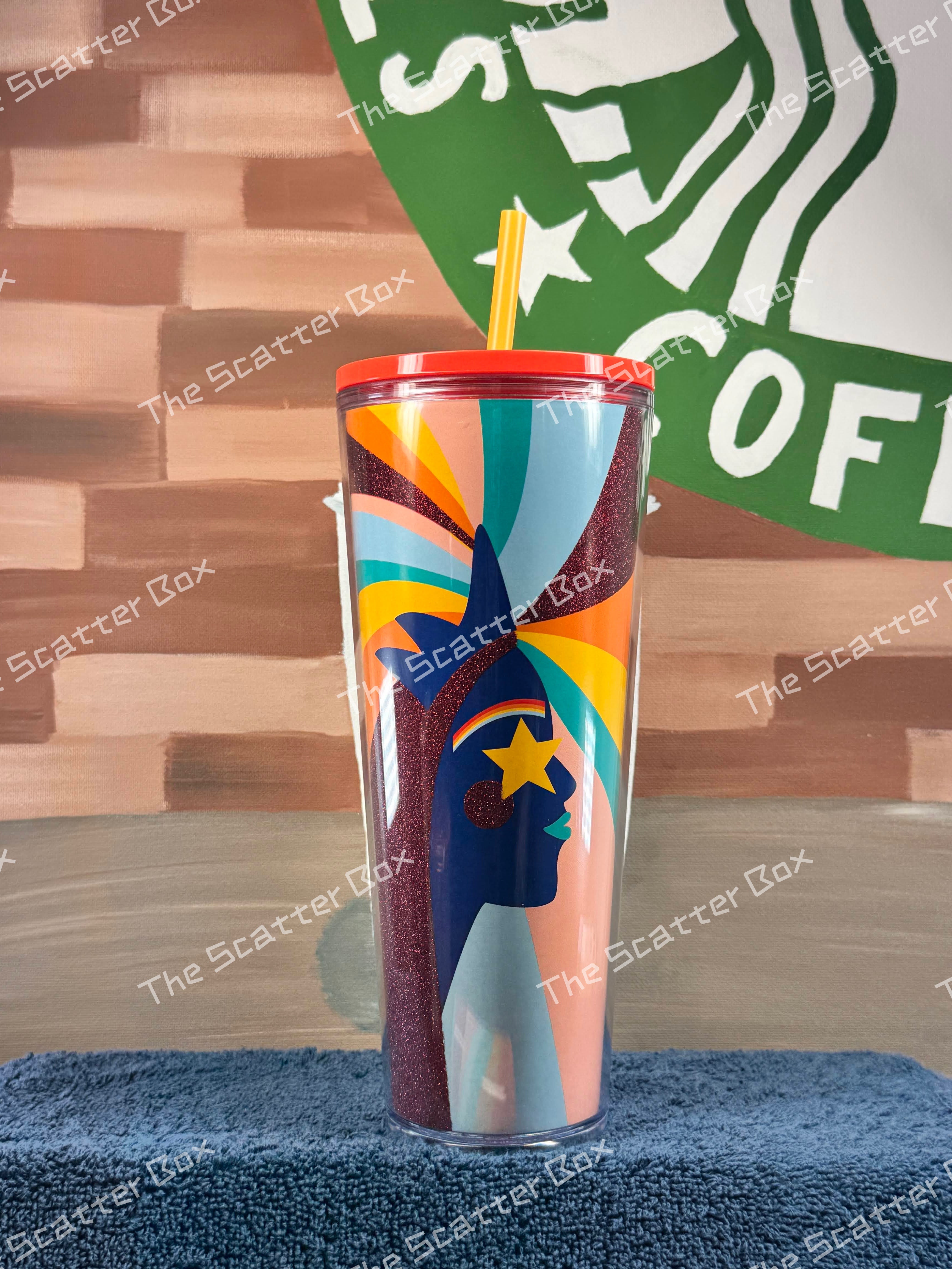 Starbucks Pride Glitter Siren Rainbow Target Exclusive Tumbler With Straw