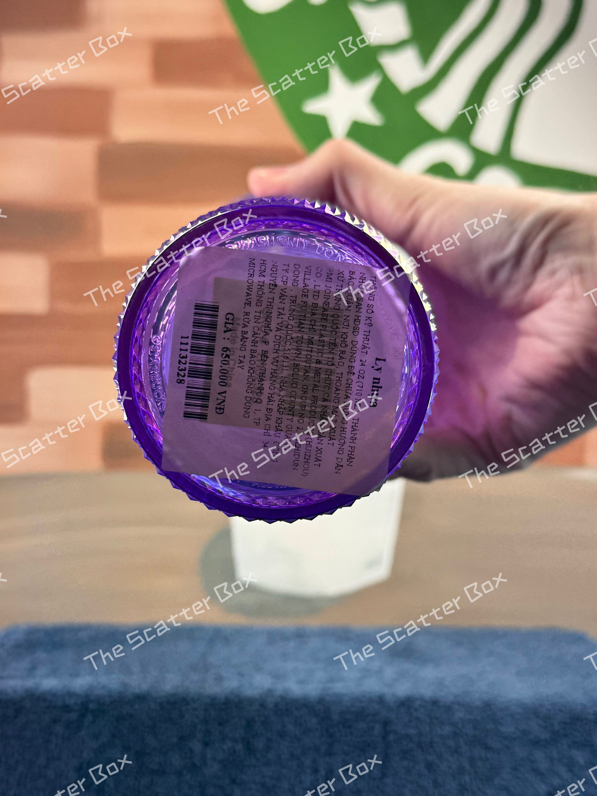 Starbucks 2022 Vietnam Purple Oil Slick Studded Venti