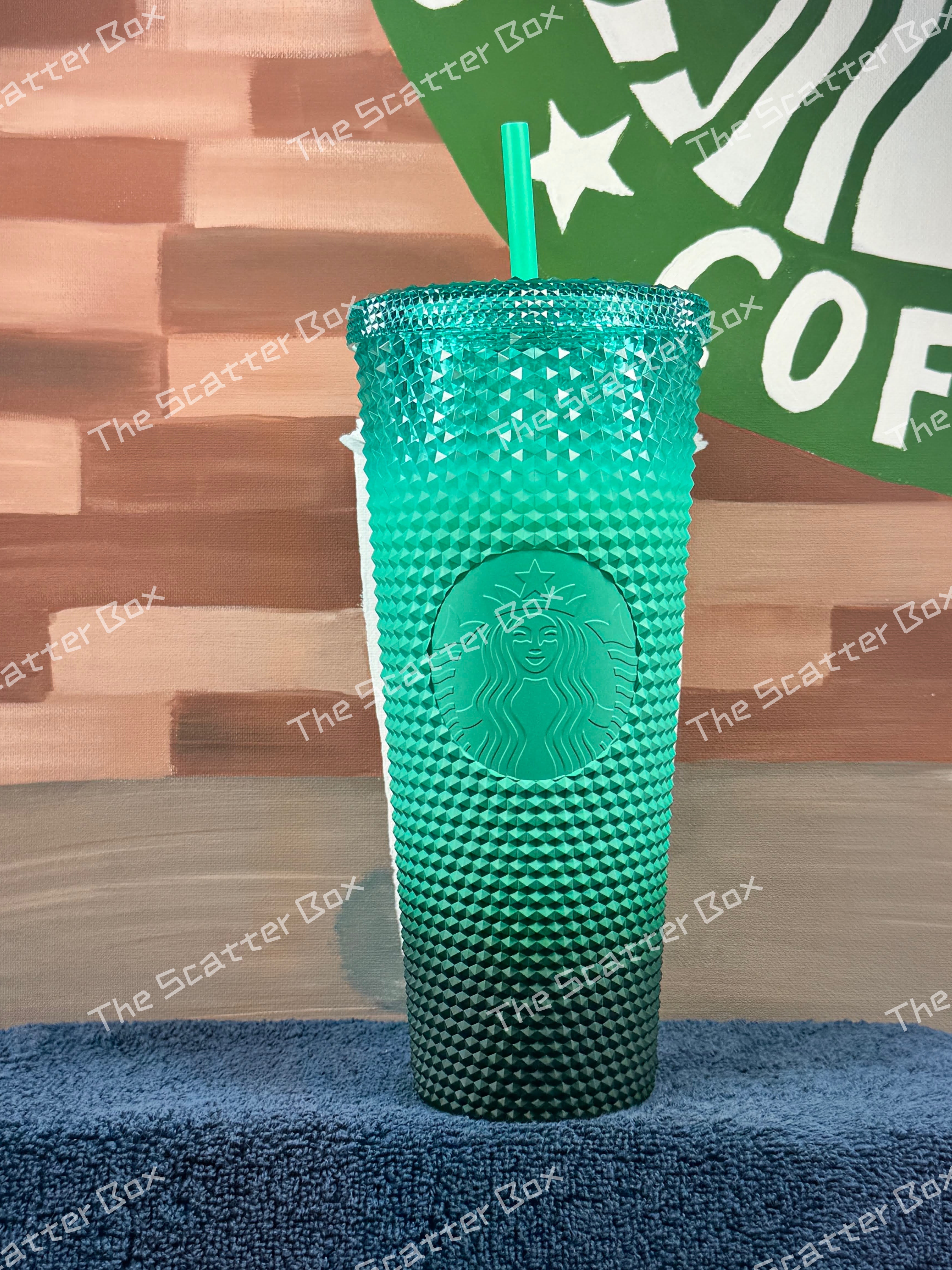 Starbucks USA Green Waxberry Ombré Studded Venti