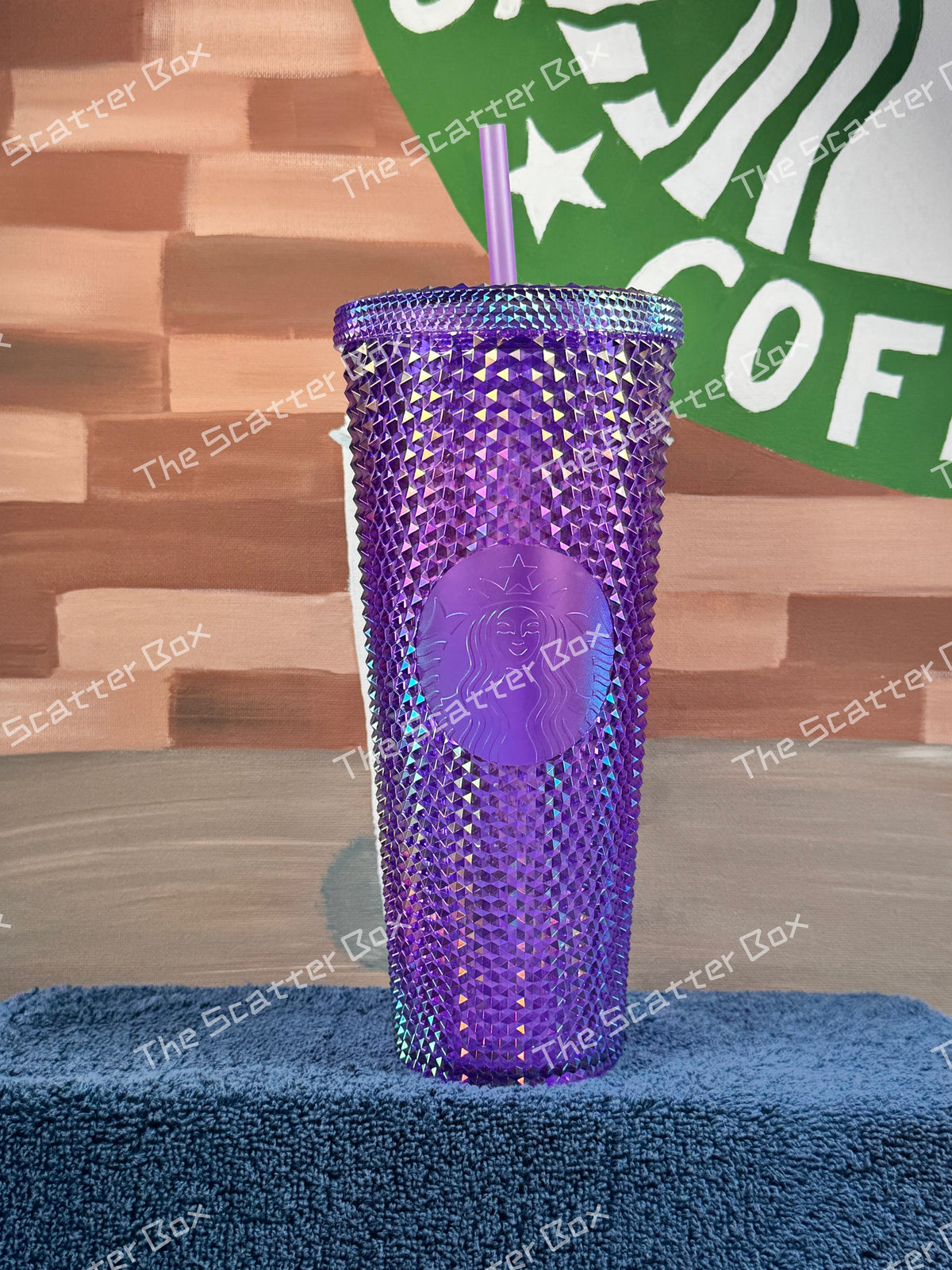 Starbucks 2022 Vietnam Purple Oil Slick Studded Venti