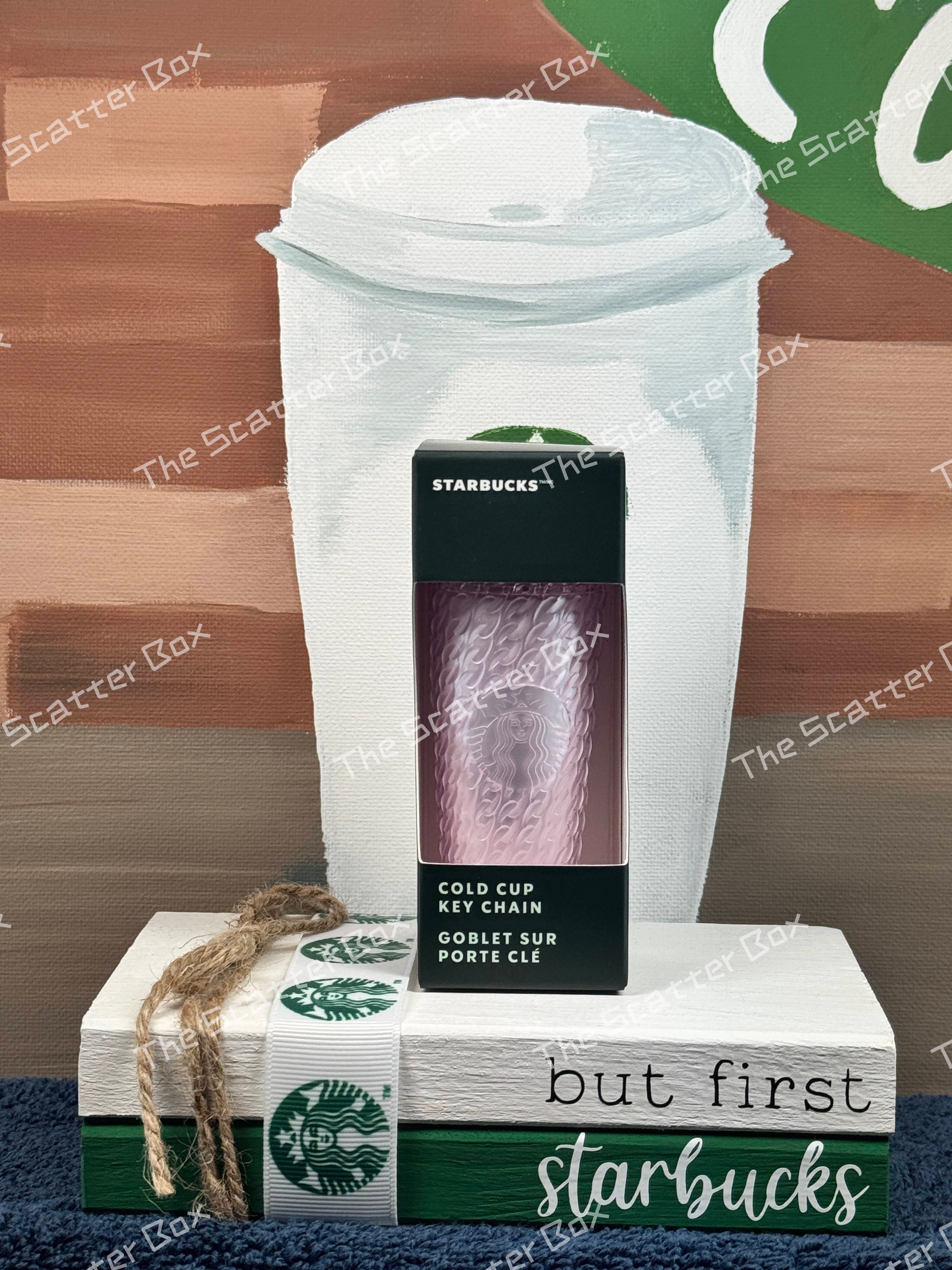 Starbucks Keychain/Ornament - Soft Touch Pink Chain
