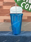 Starbucks 2022 Thailand Crystal Blue Studded Grande (Exclusive)