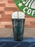 Starbucks USA Dark Iridescent aka Black Unicorn Studded Grande