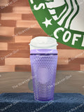Starbucks Prototype Lilac Sippy Cup Studded