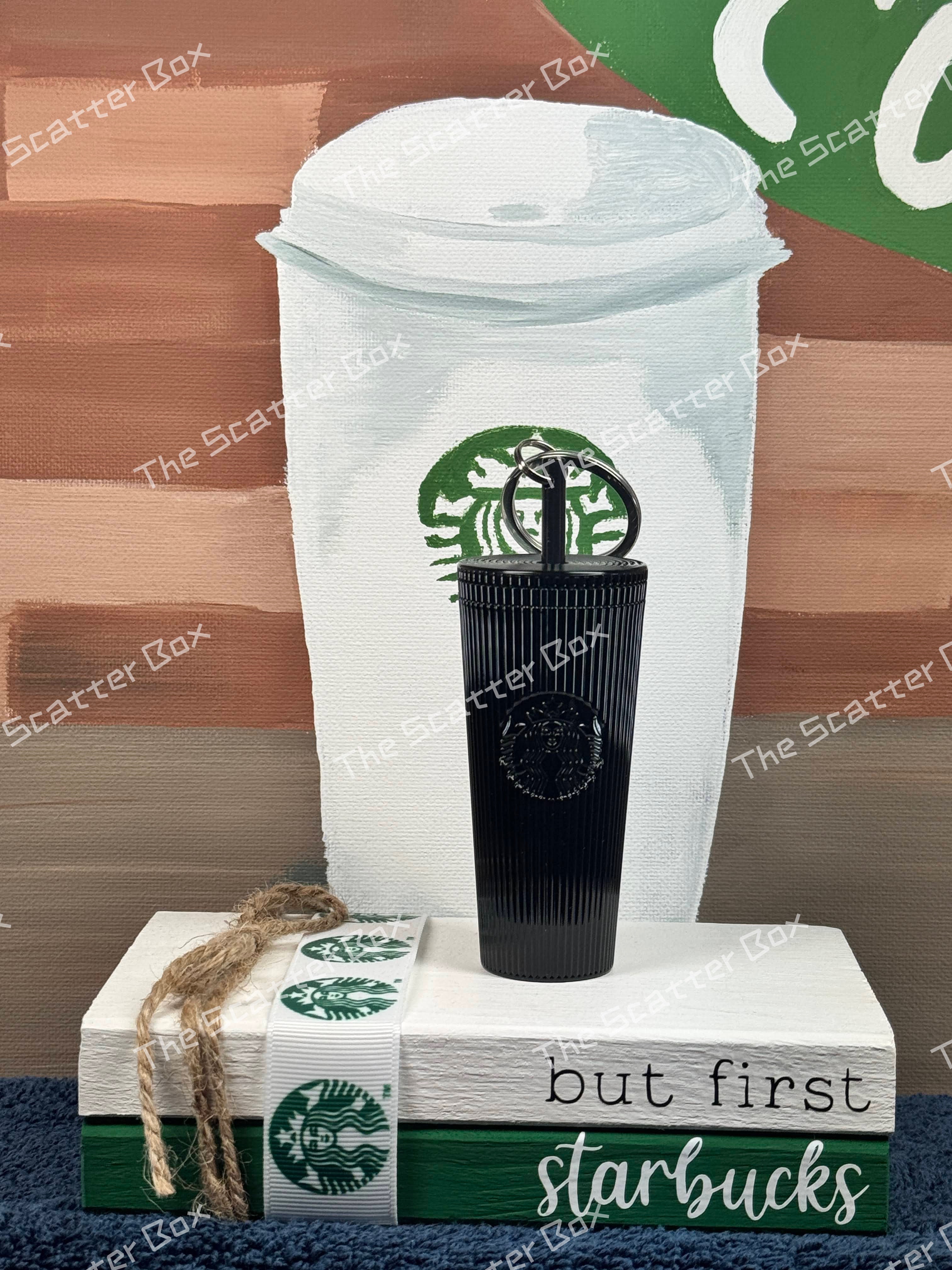 Starbucks Keychain - Pleated Black