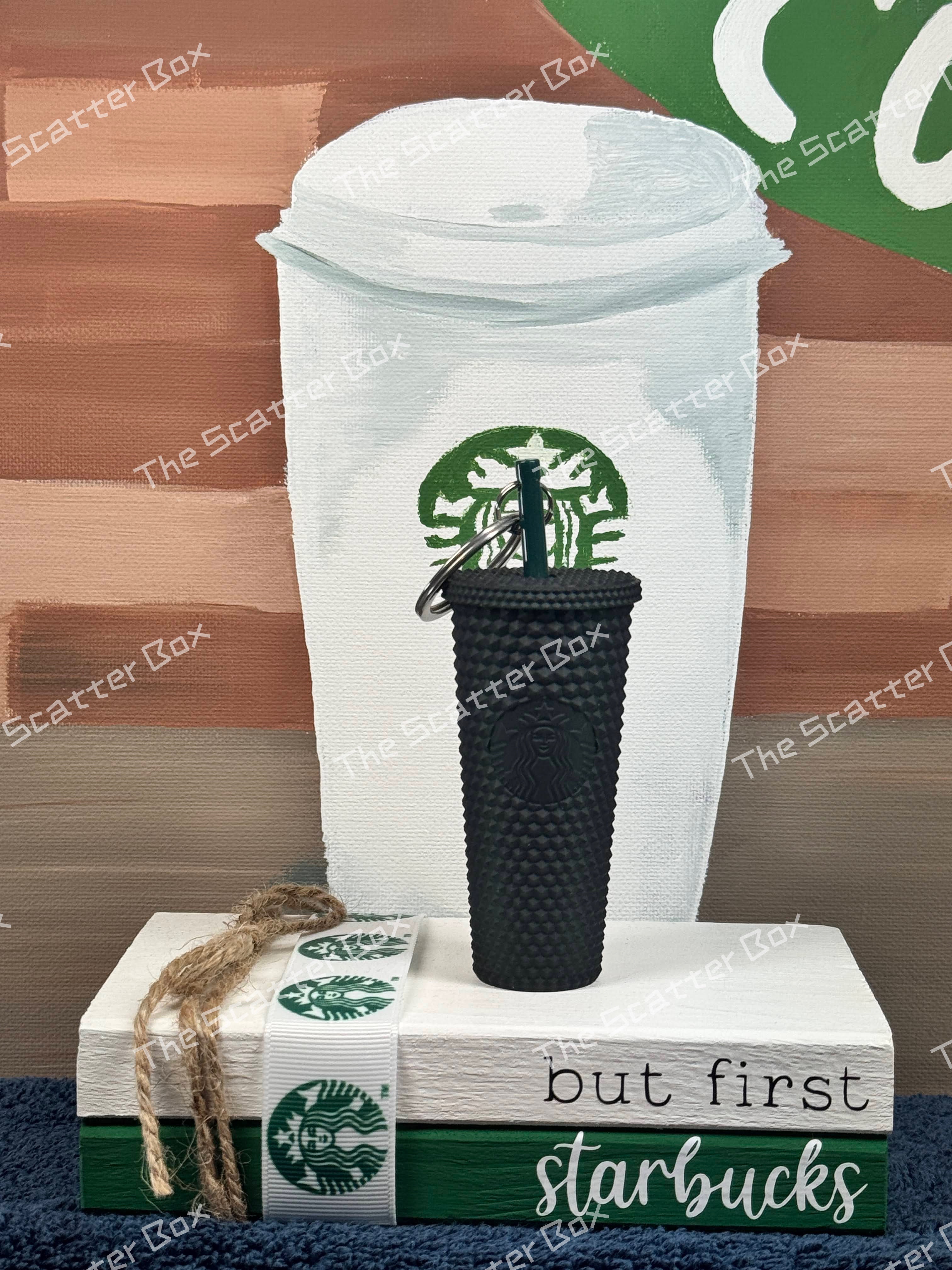 Starbucks USA Dark Green Jelly Studded Keychain/Ornament