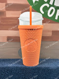 Starbucks 2022 Thailand Orange Bling Studded Grande