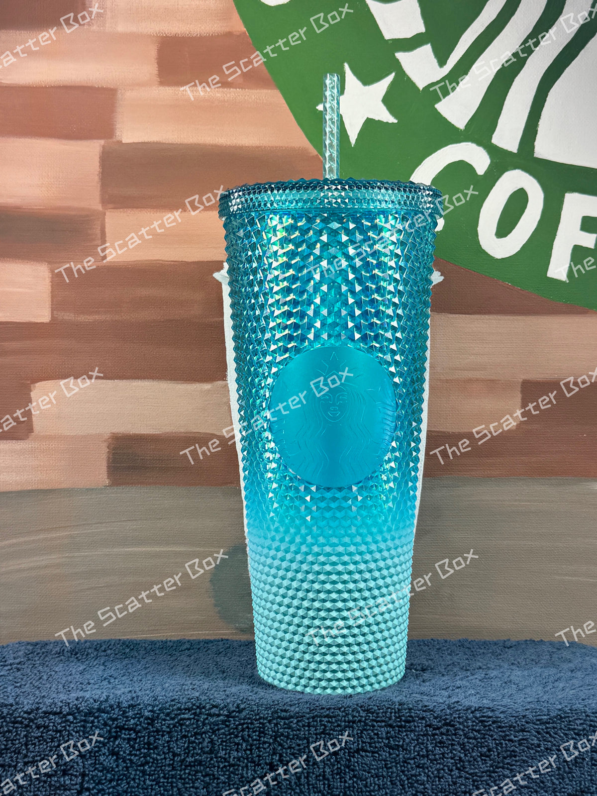 Starbucks USA Glacier Blue Ombré Studded Venti