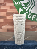 Starbucks 2022 Puerto Rico/Mexico Soft Touch White Studded Venti