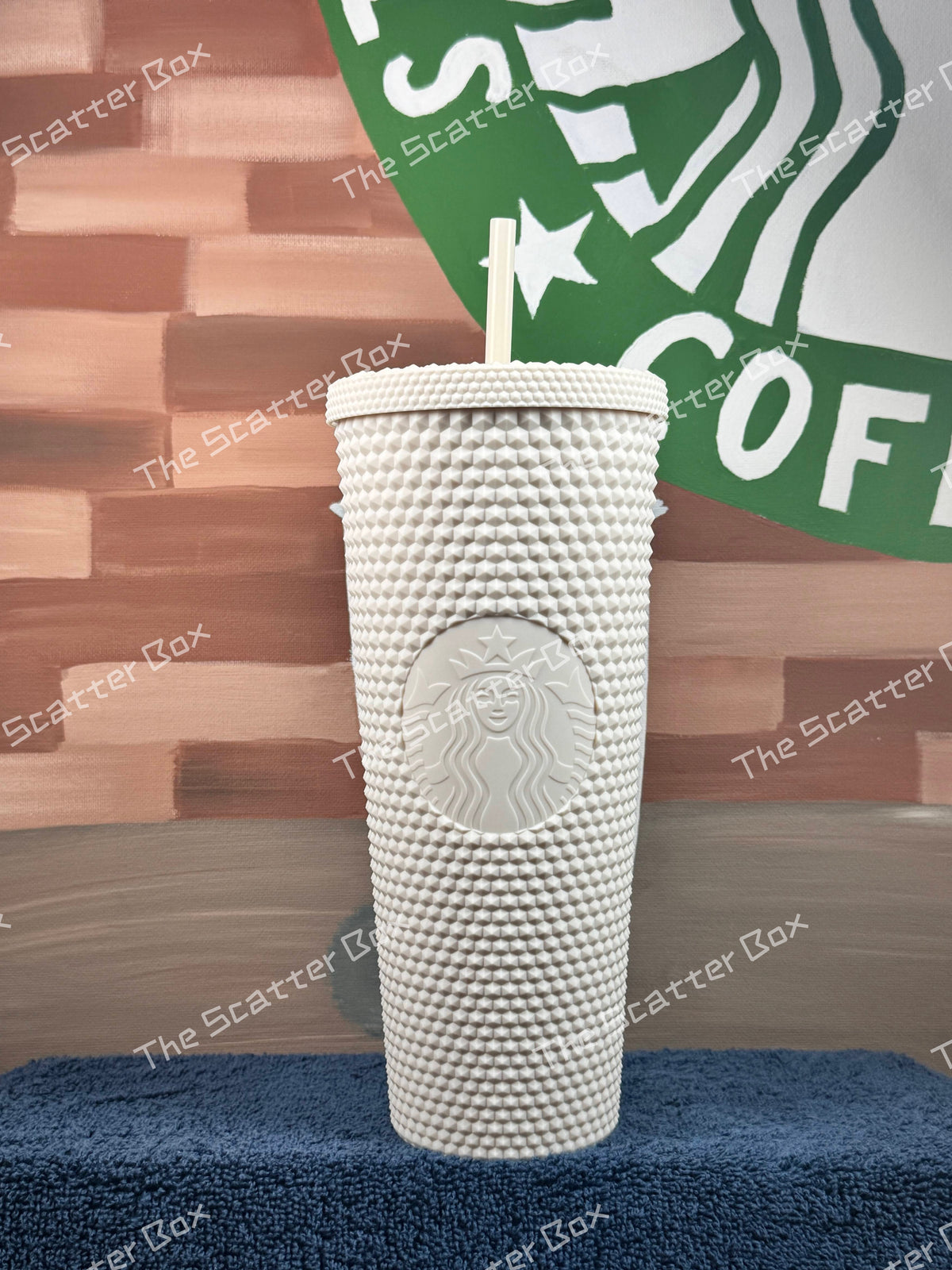 Starbucks 2022 Puerto Rico/Mexico Soft Touch White Studded Venti