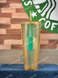 Starbucks 2020 China Gold Studded Venti
