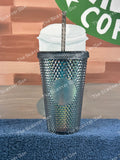 Starbucks 2022 Europe UK Black Unicorn/Black Iridescent Charcoal Studded Grande