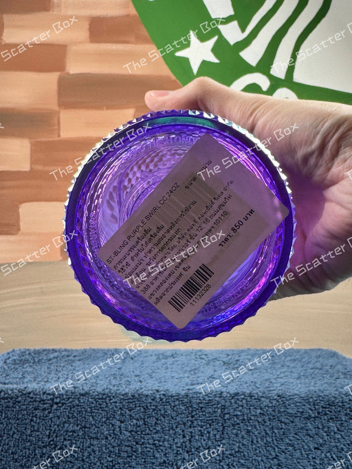 Starbucks 2022 Thailand Purple Oil Slick Studded Venti