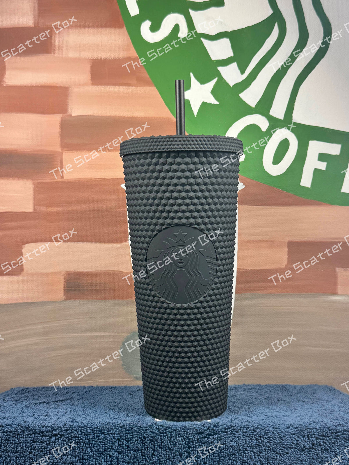Starbucks 2021 Korea Soft Touch Black (Black) Studded Venti