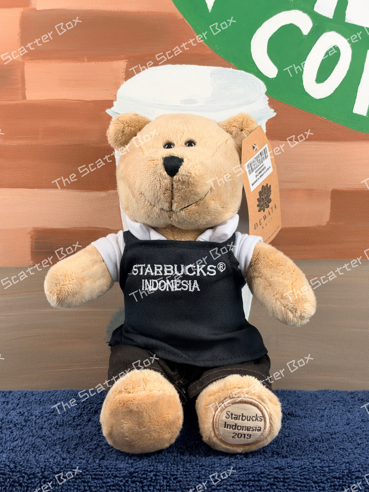 Starbucks 2019 Bearista Indonesia Dewata Bali Black Apron